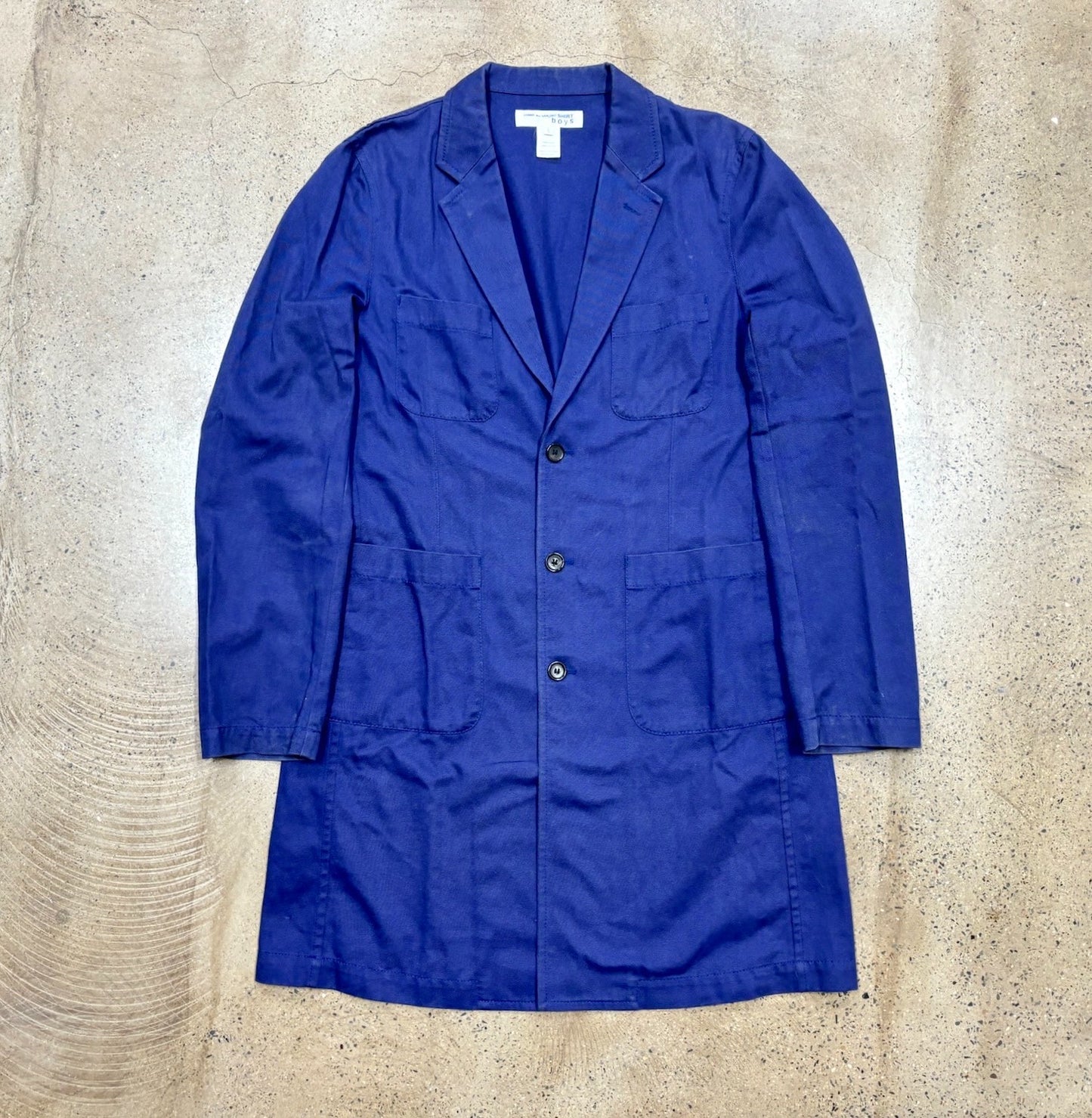 Comme Des Garcons Boys Line Trench Coat