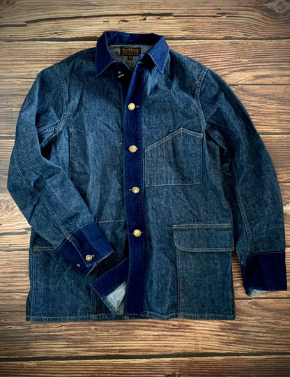 yard master indigo work jacket