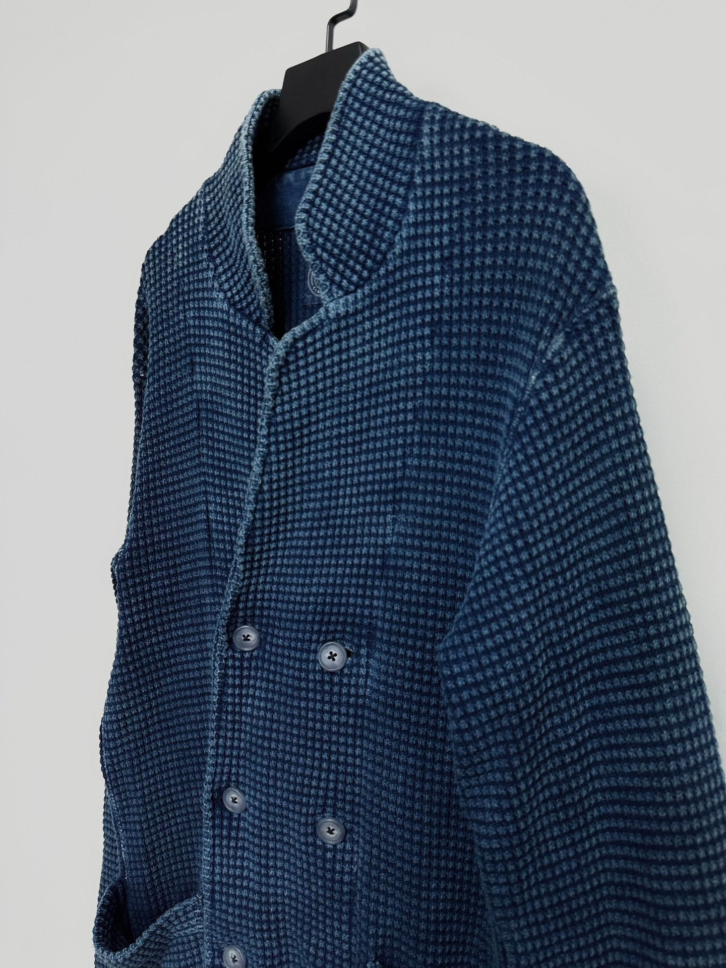 PORTER CLASSIC Indigo Double-Breasted Jacket