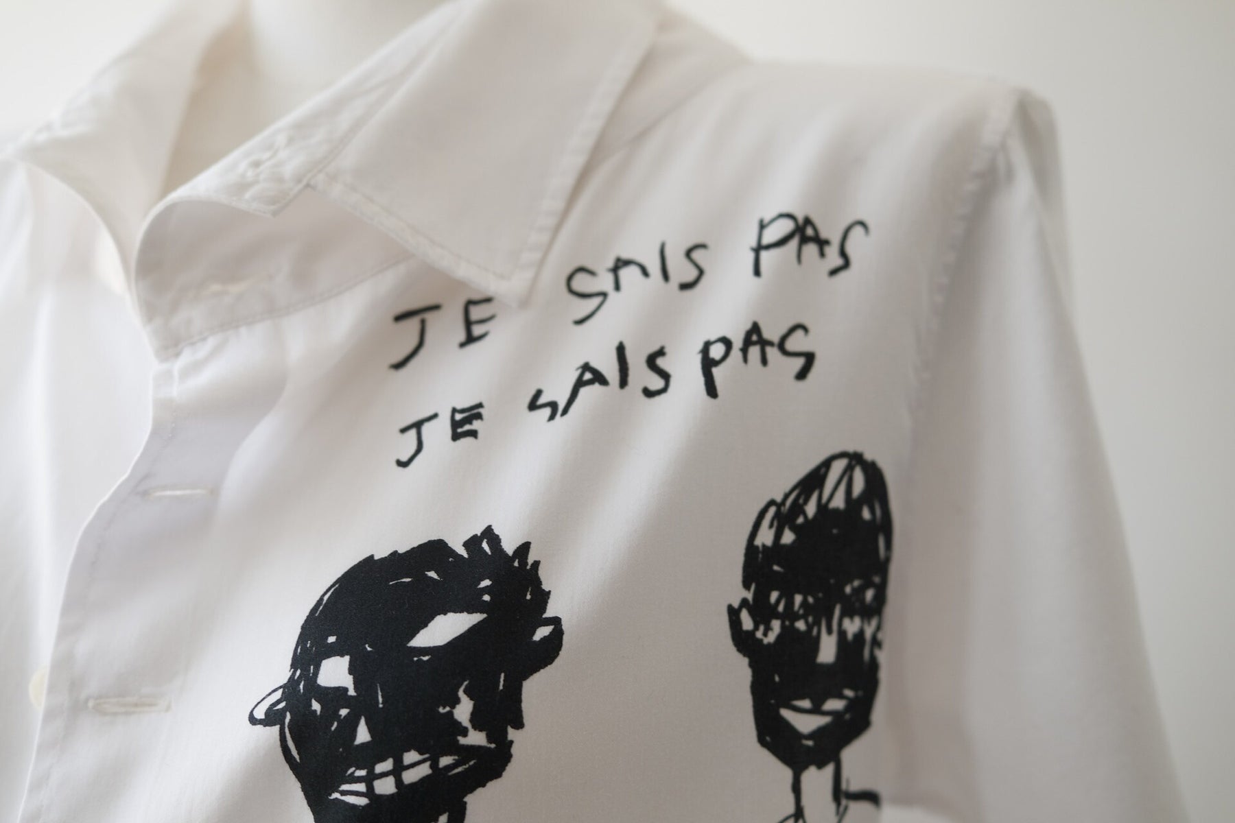 Yohji Yamamoto Noir French Graffiti Shirt