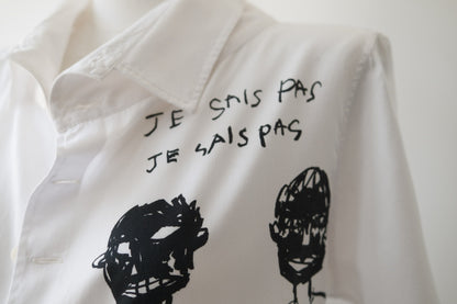 Yohji Yamamoto Noir French Graffiti Shirt
