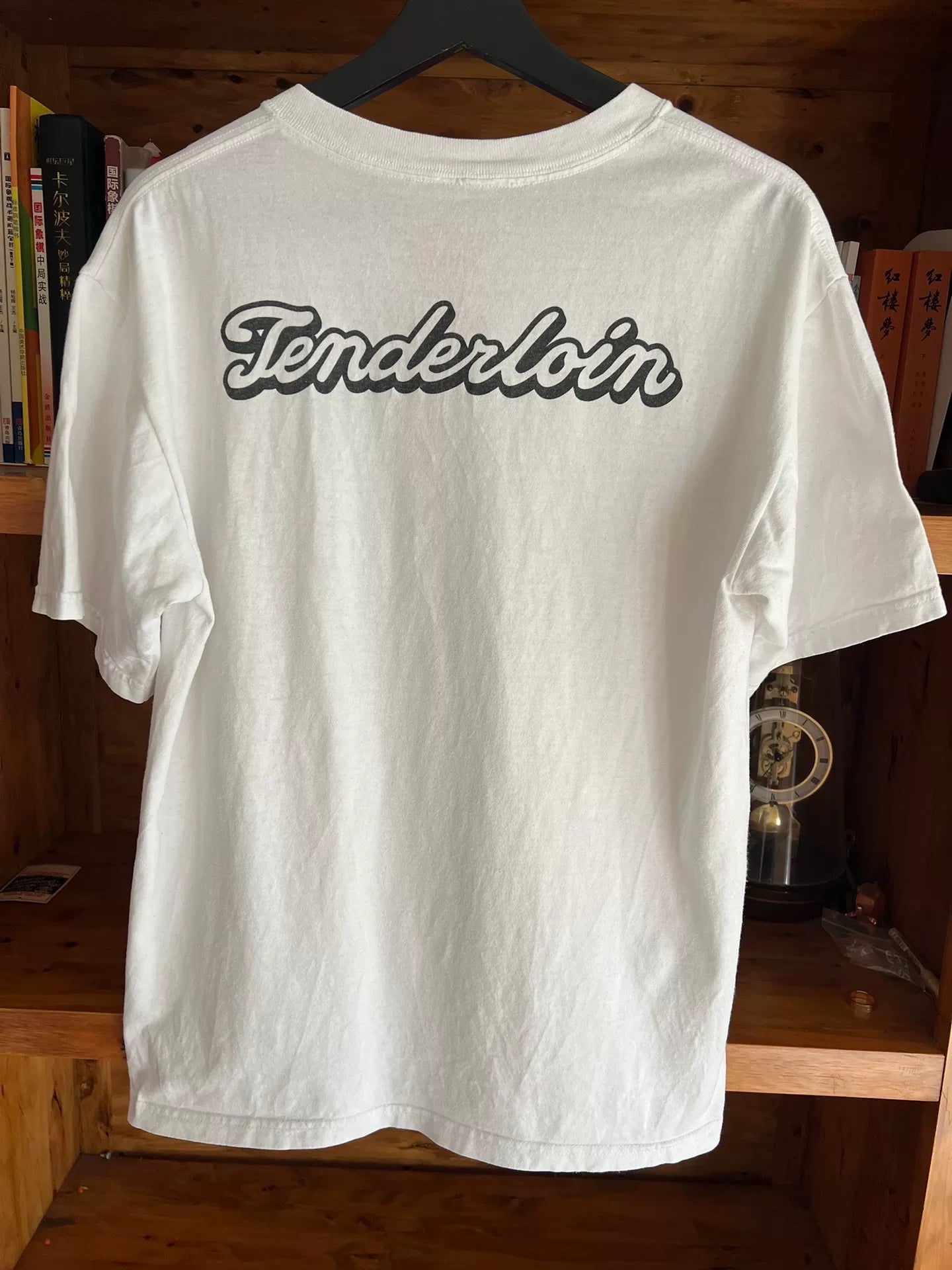 tenderloin white graphic short sleeve t-shirt