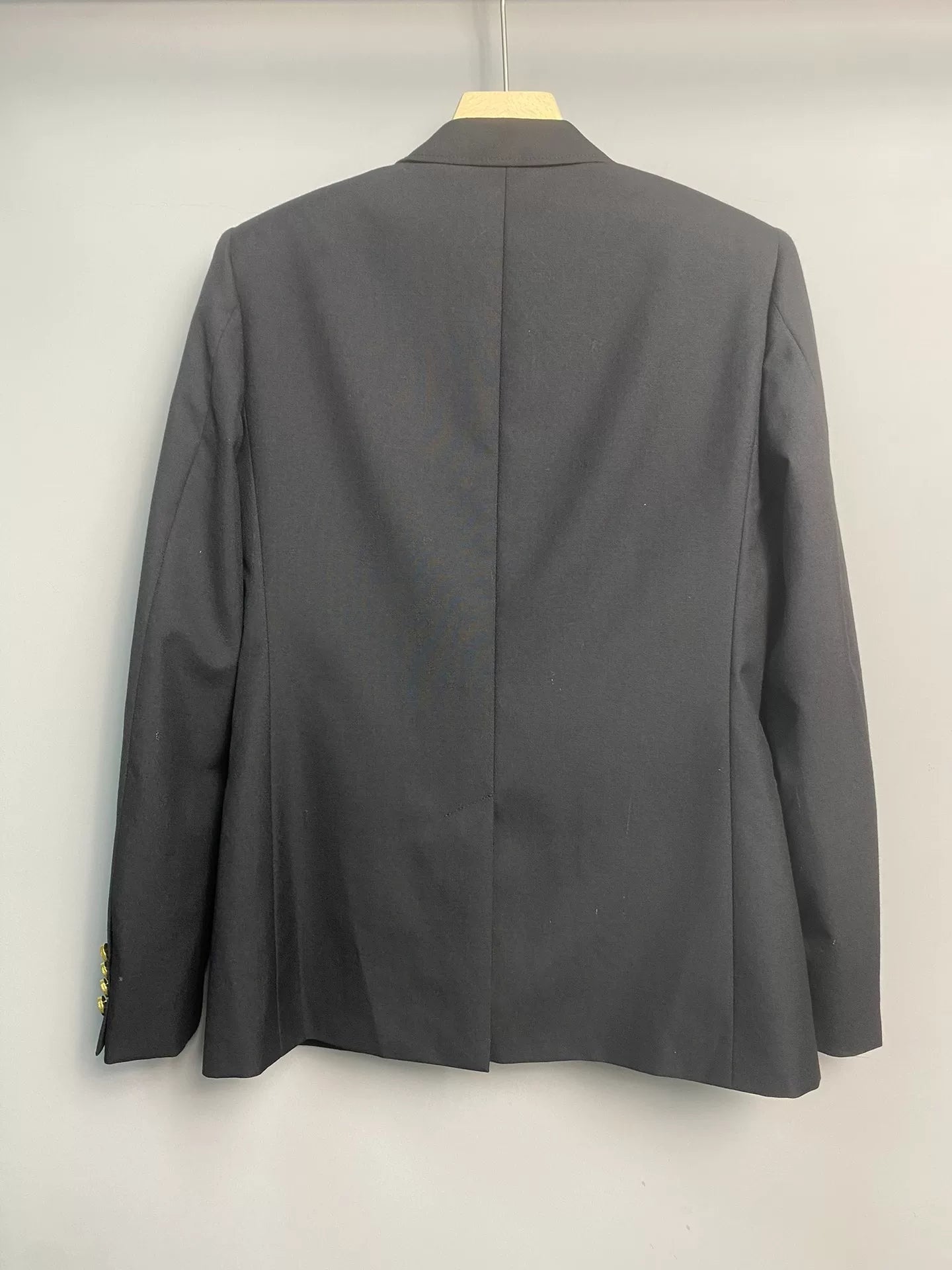 SAINT LAURENT Men's Gold Button Blazer