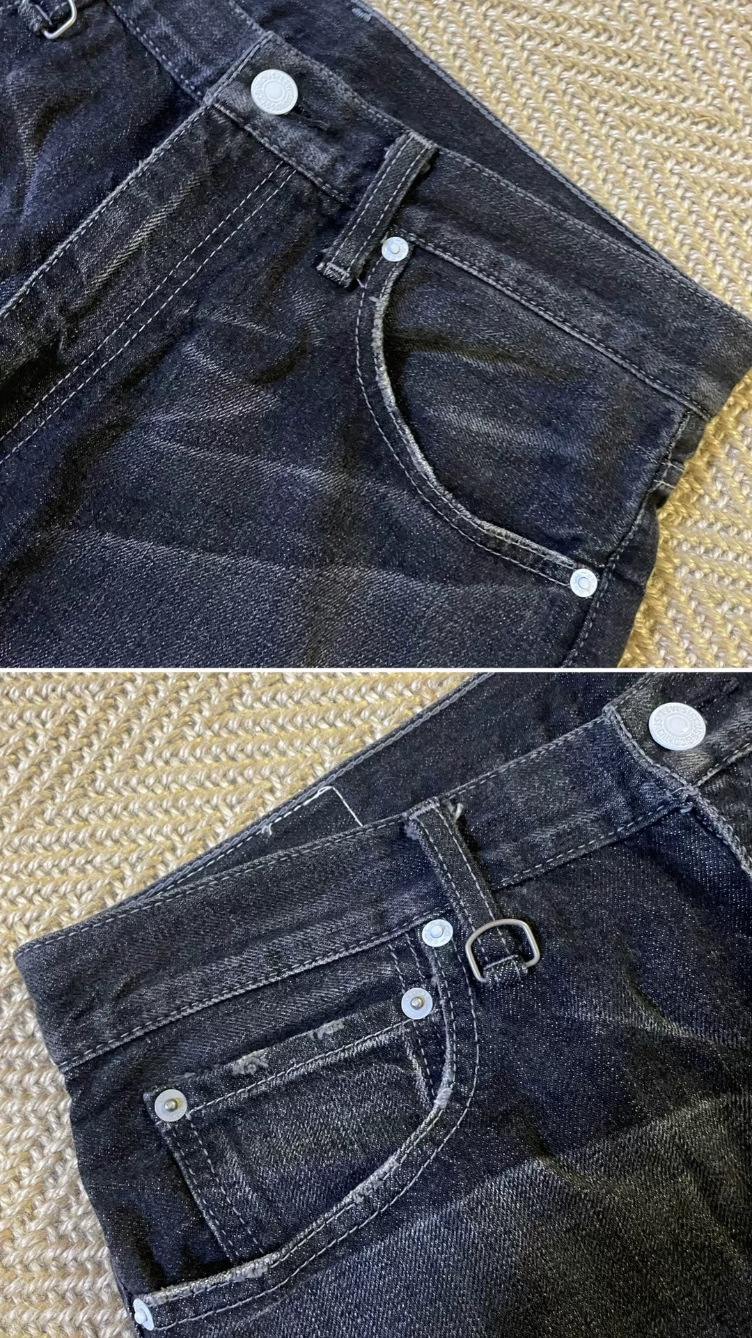 levis fenom heavy washed denim pants