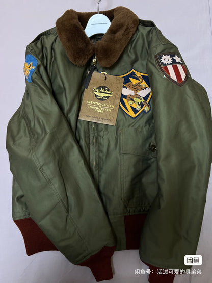 B-10 Military Alpaca Flight Jacket
