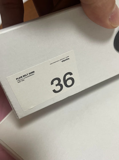 VISVIM 24AW Plain Belt 45mm