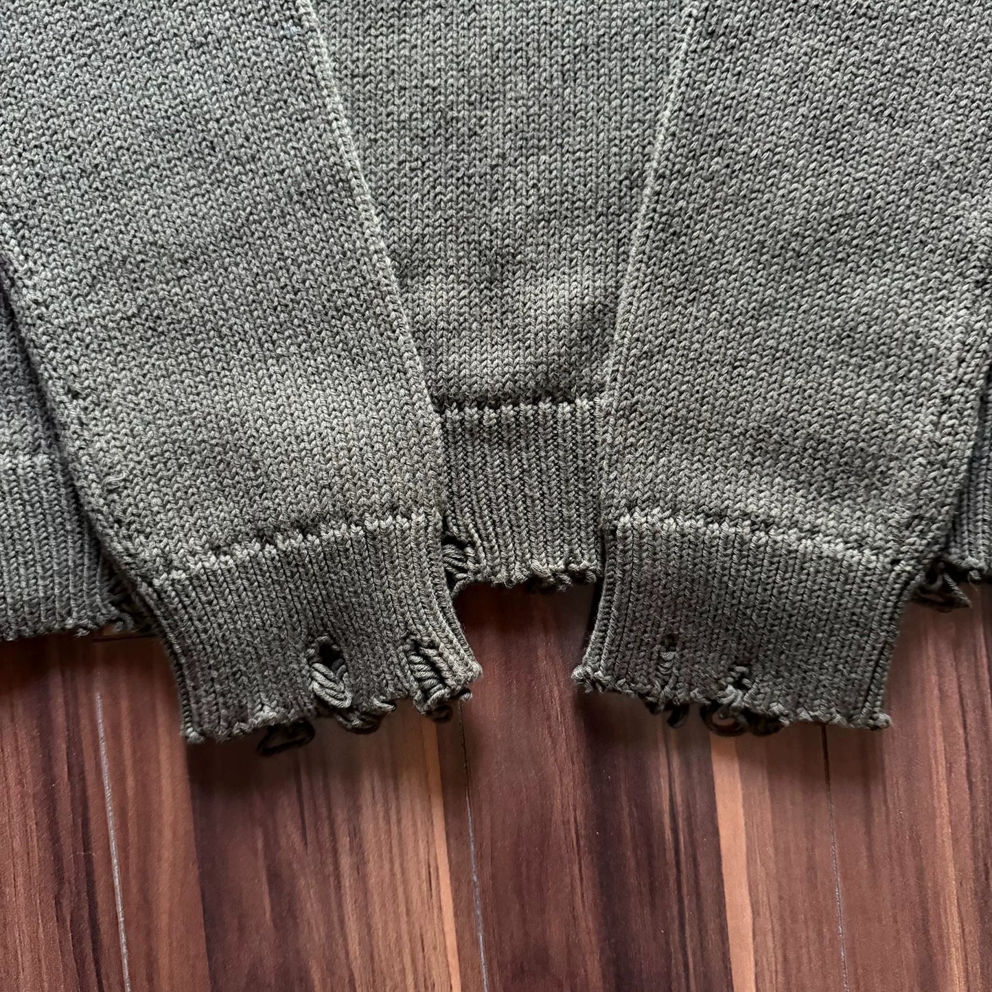 Saint Laurent Green Knit Sweater