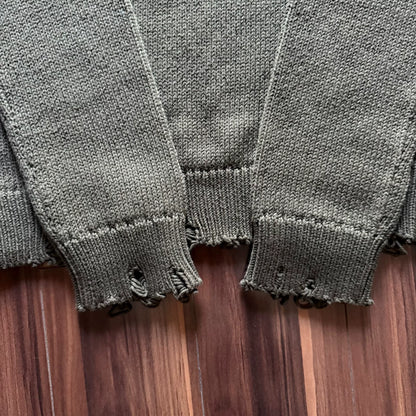 Saint Laurent Green Knit Sweater