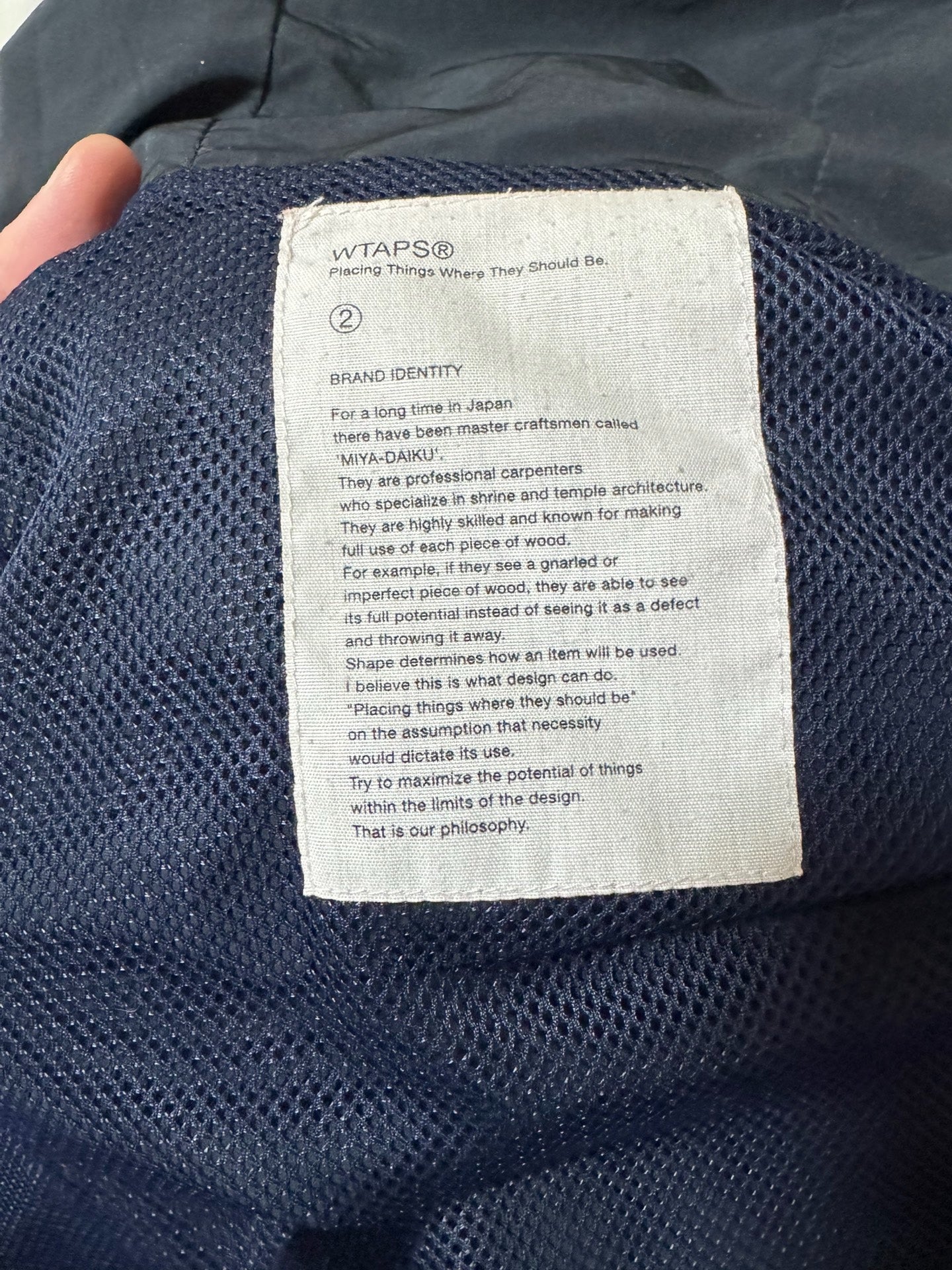 WTAPS 15SS Waterproof Half-Zip Jacket