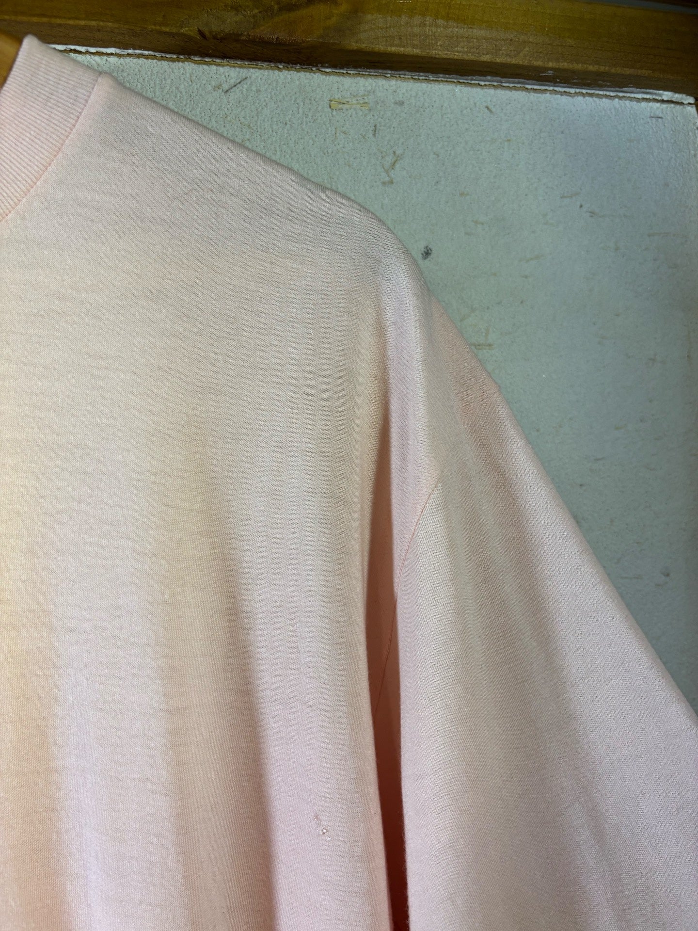 Auralee All Wool Pink Short-Sleeve Tee