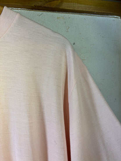 Auralee All Wool Pink Short-Sleeve Tee