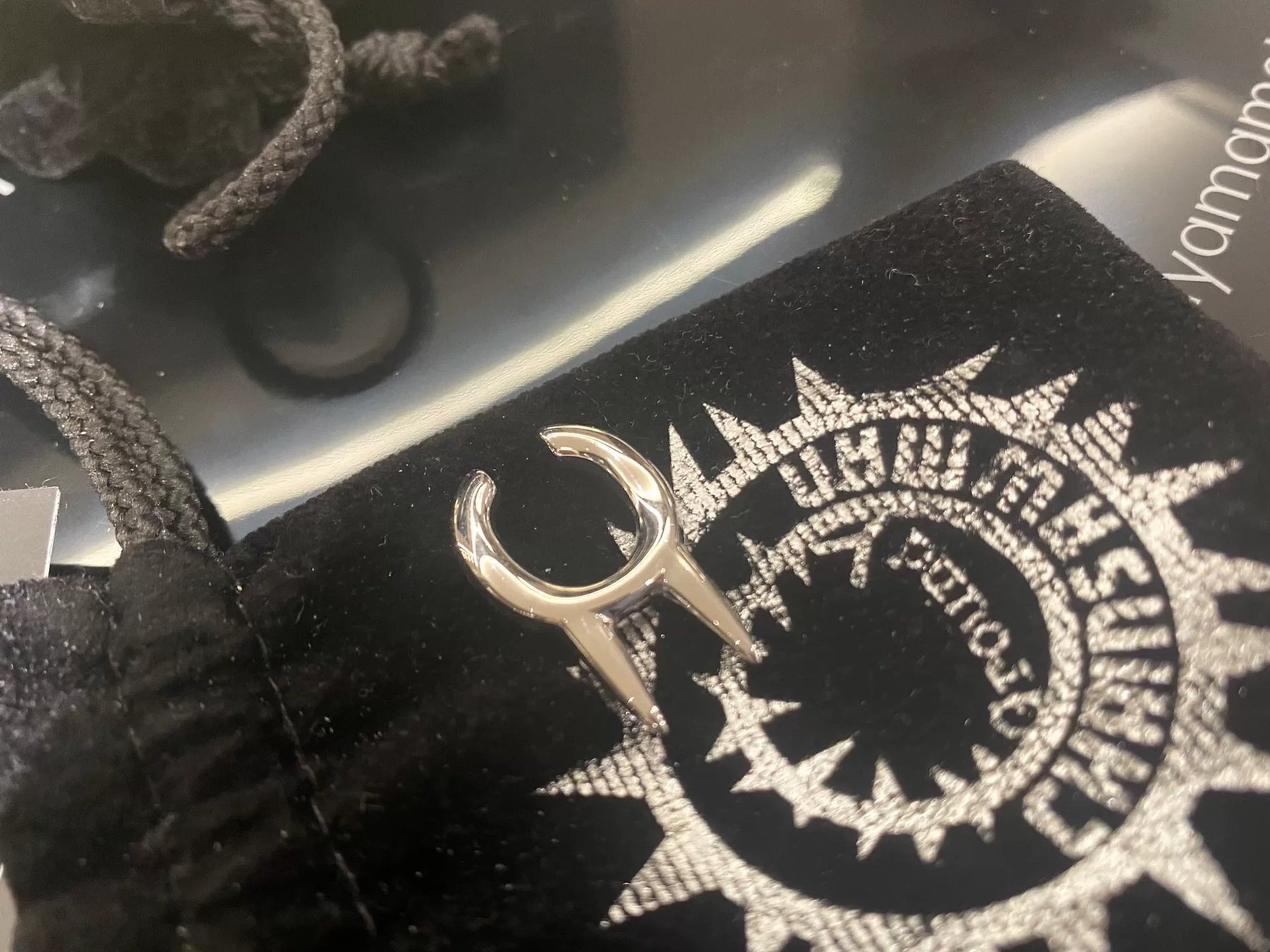 Yohji Yamamoto x Chainsaw Man Pawa Clip Earrings