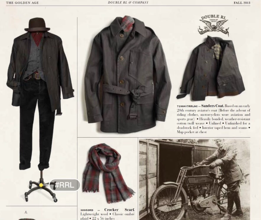 RRL 2013 Sanders Military Pilot Coat