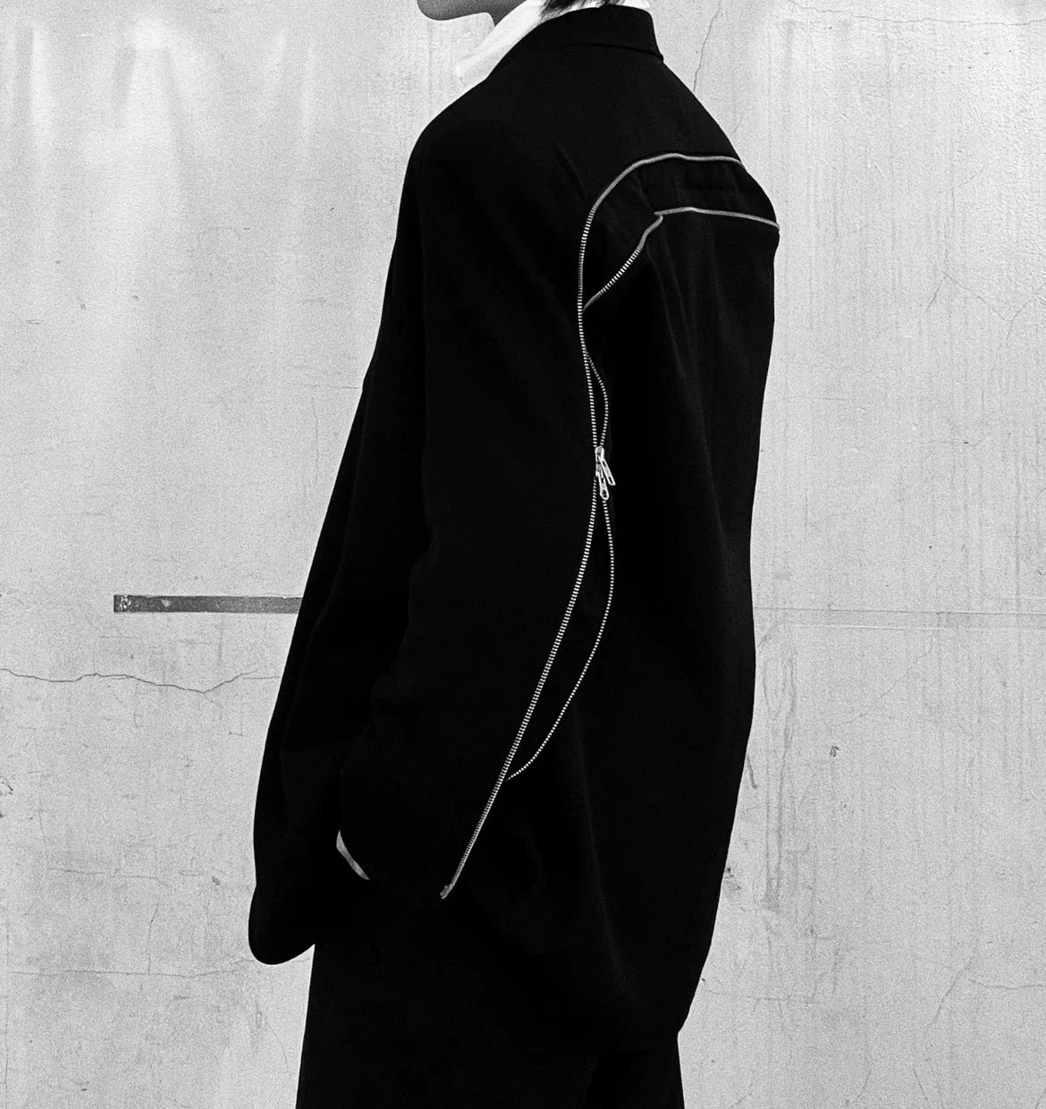 Yohji Yamamoto Zip Back Suit Jacket