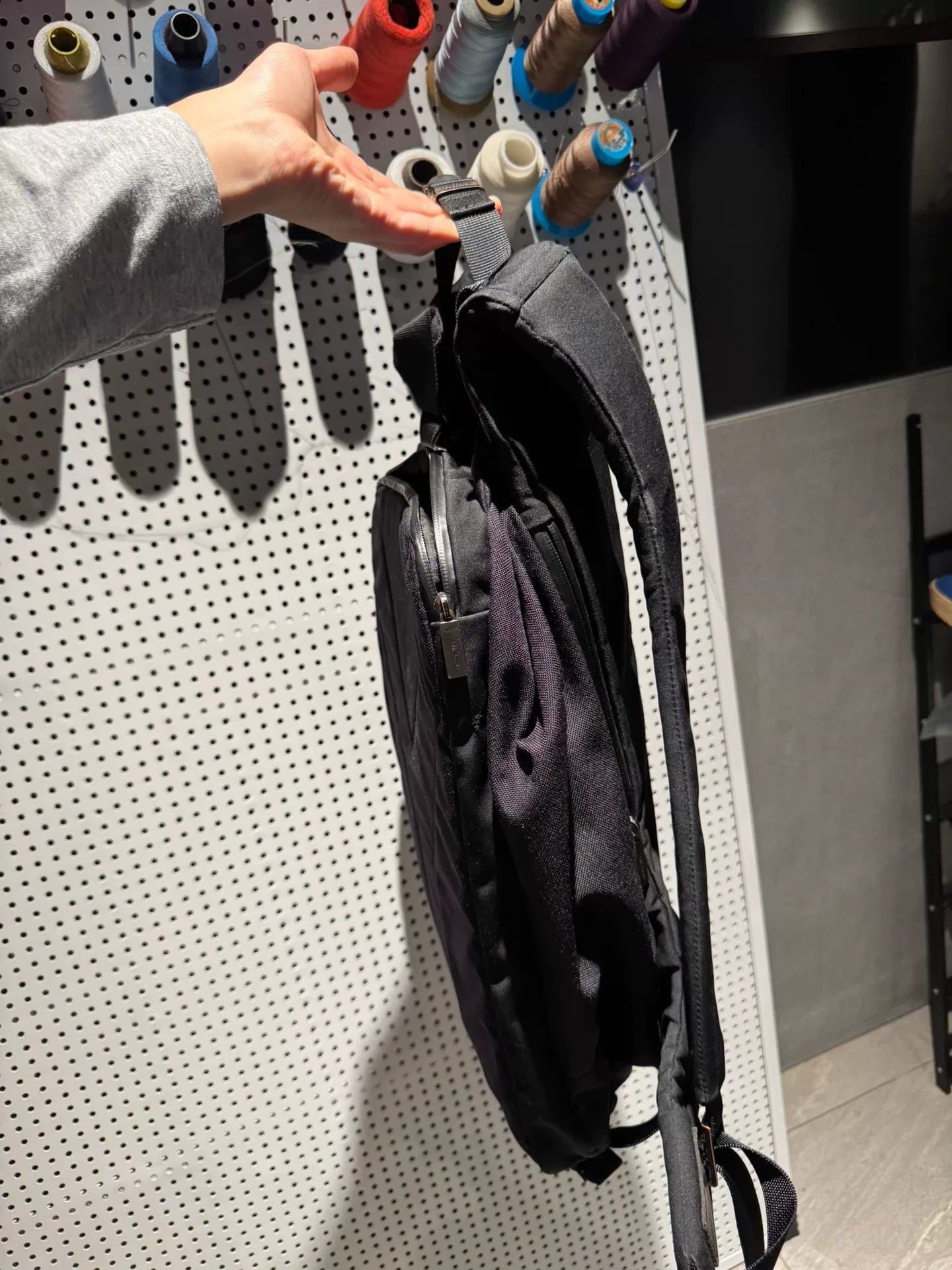 yohji yamamoto techwear two-way backpack