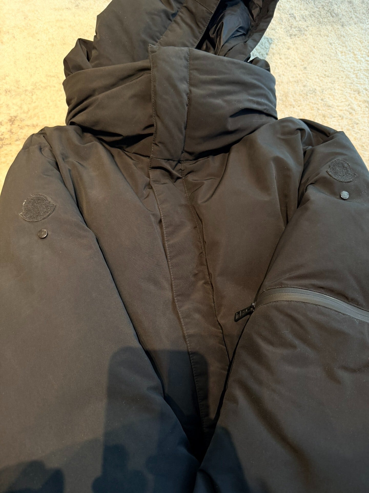 moncler x alyx long puffer coat