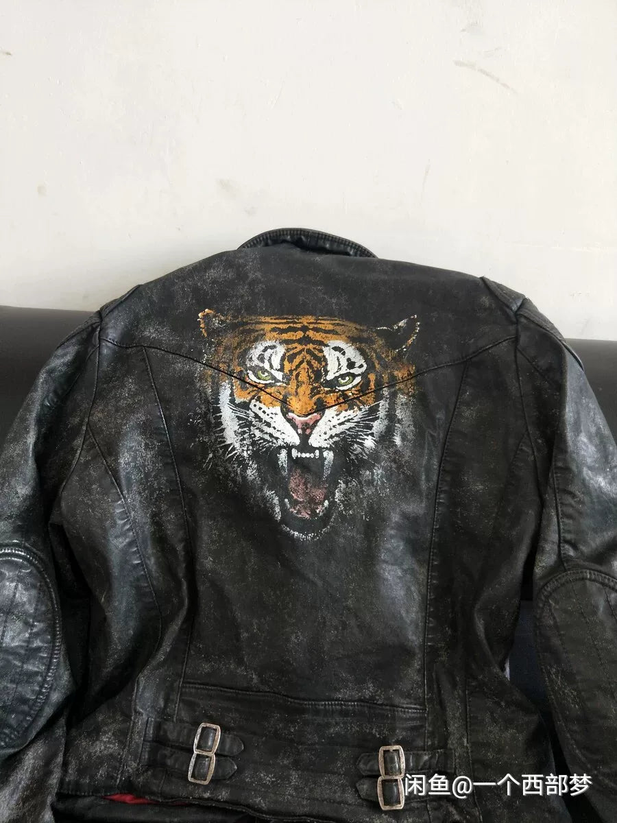 Ralph Lauren Oil Wax Tiger Head Jacket