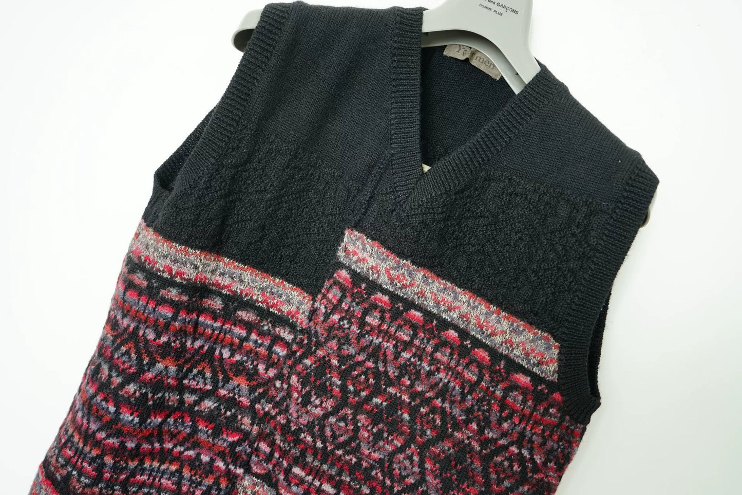 Yohji Yamamoto Y's Men Retro Knit Vest