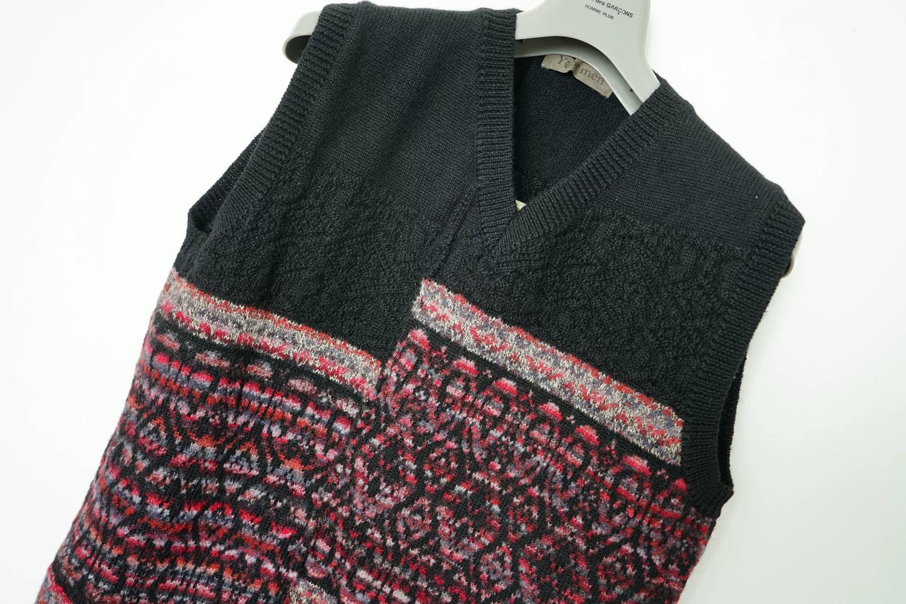Yohji Yamamoto Y's Men Retro Knit Vest
