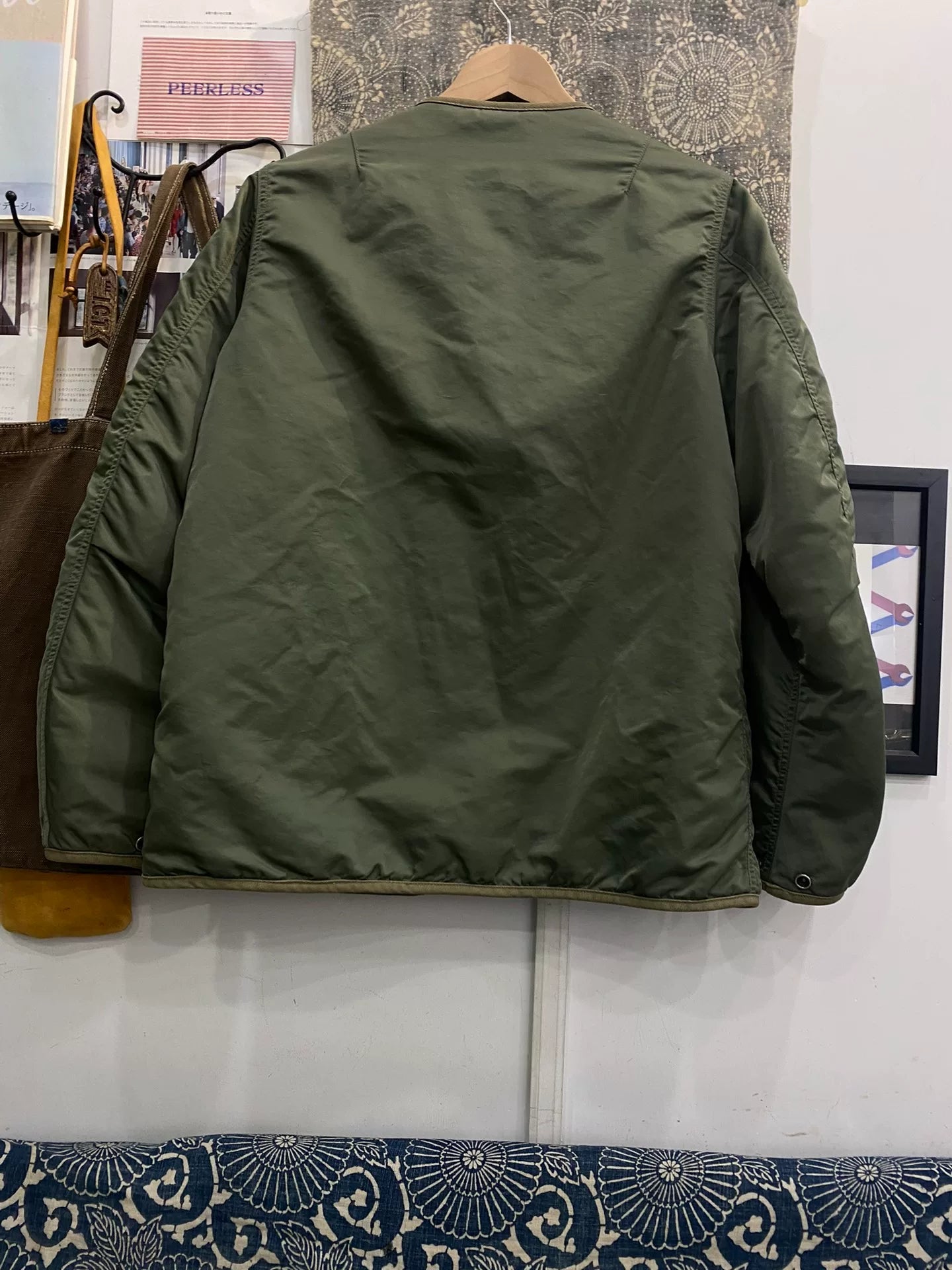 visvim 18aw iris liner jacket olive