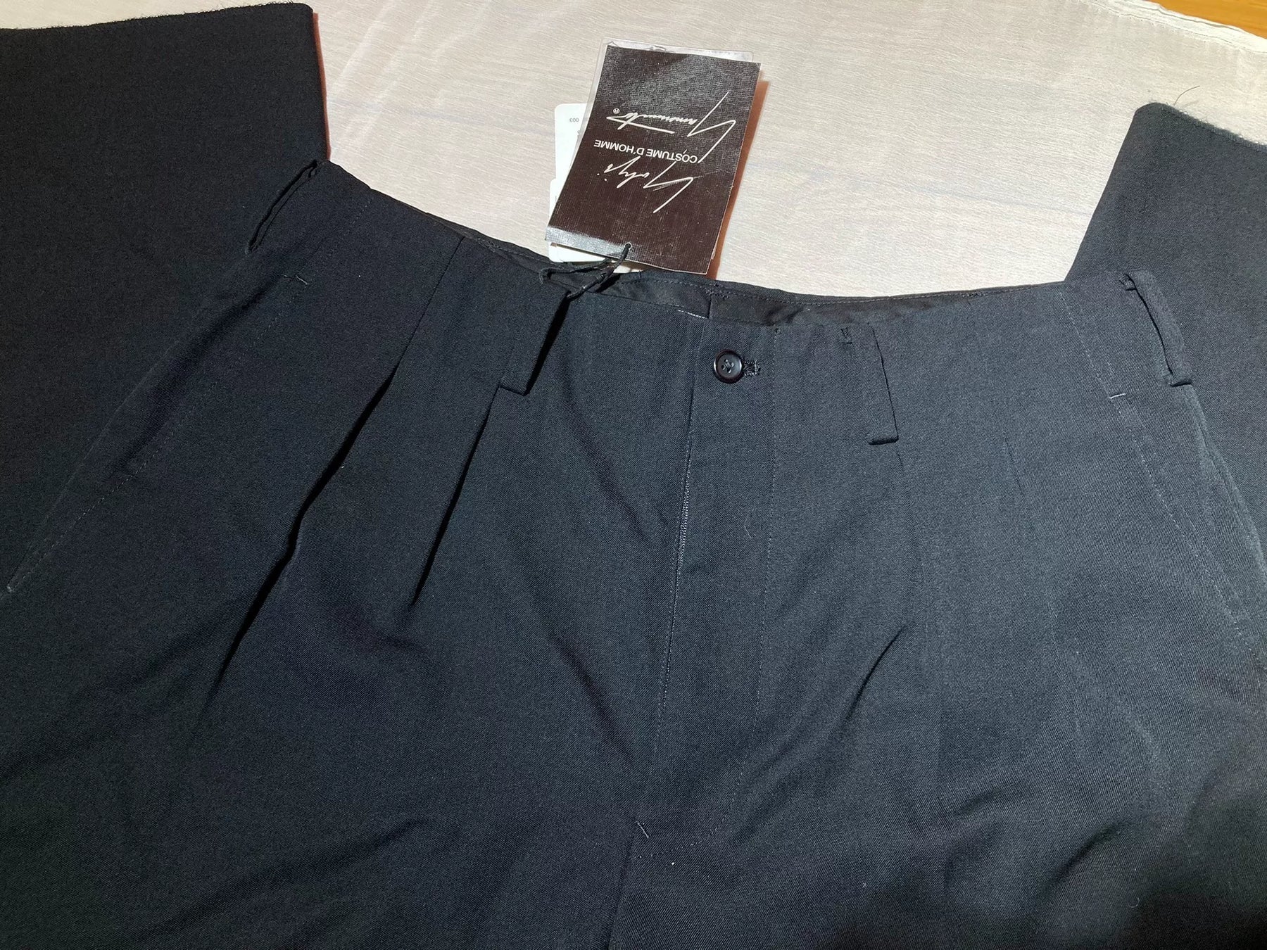 Yohji Yamamoto Men's Wool Trousers