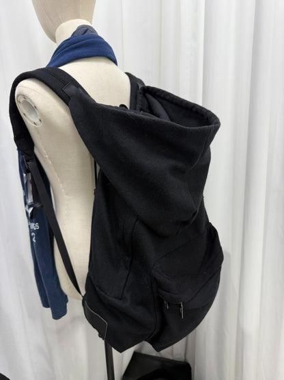 yohji yamamoto pour homme hooded backpack