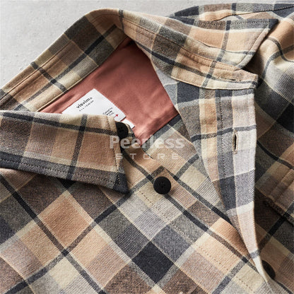 VISVIM Lumber Check Wool-Linen Shirt