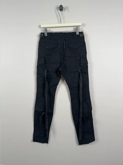 stylish soloist cargo pants in black