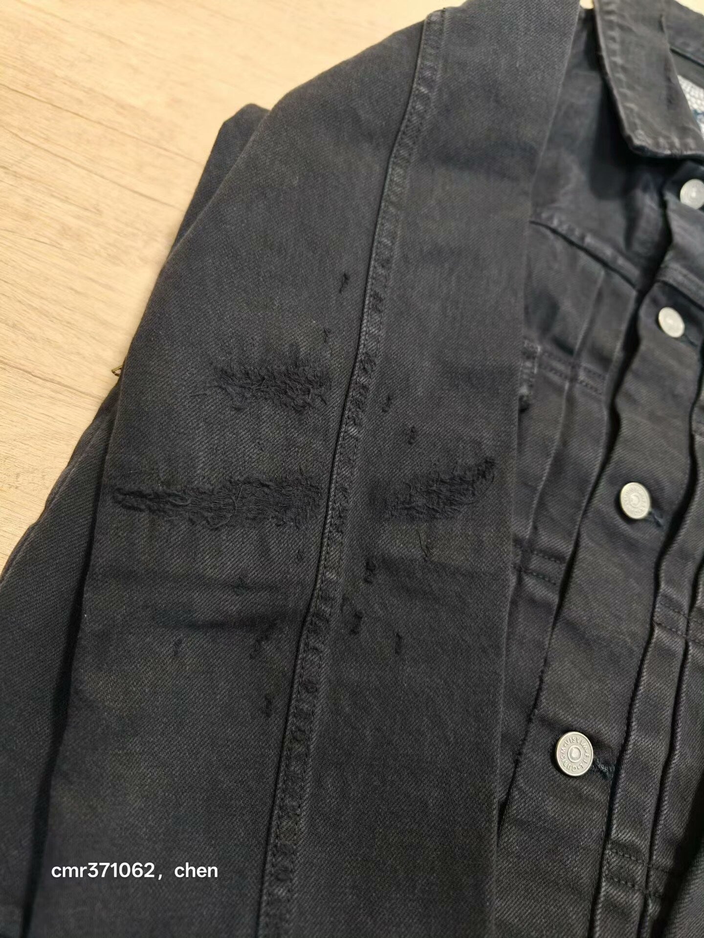 VISVIM 21 ICT 101 JKT CMYK BLK DMGD