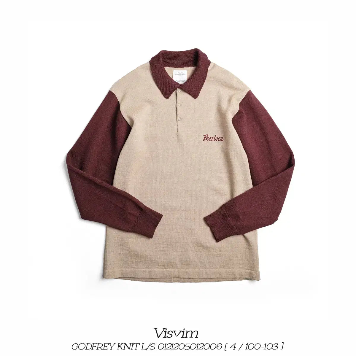 Visvim Godfrey Linen Wool Long-Sleeve Polo