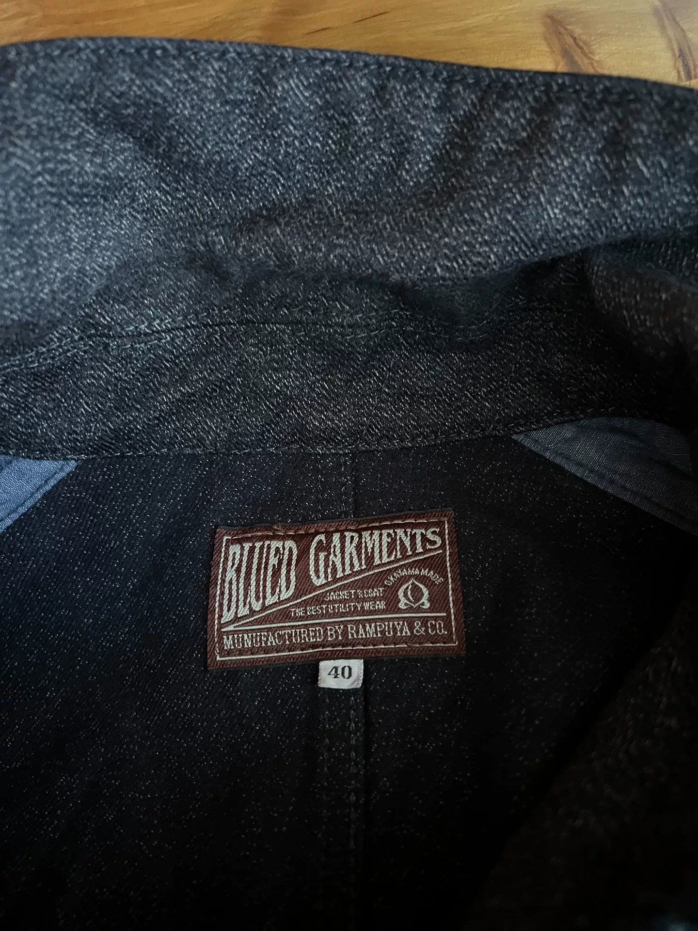 momotaro blue denim jacket for men