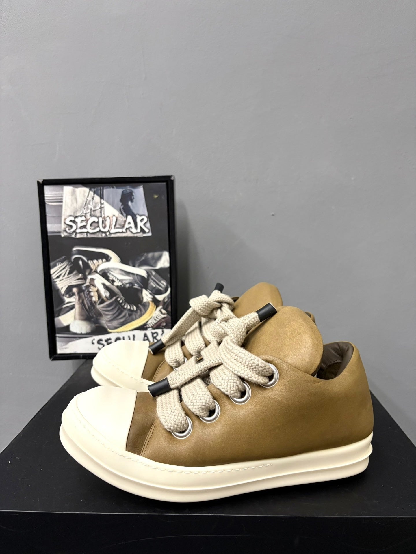 Rick Owens Main Line Low-Top Chunky Sneakers