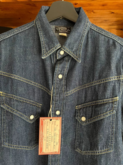 classic denim western shirt by freewheelers
