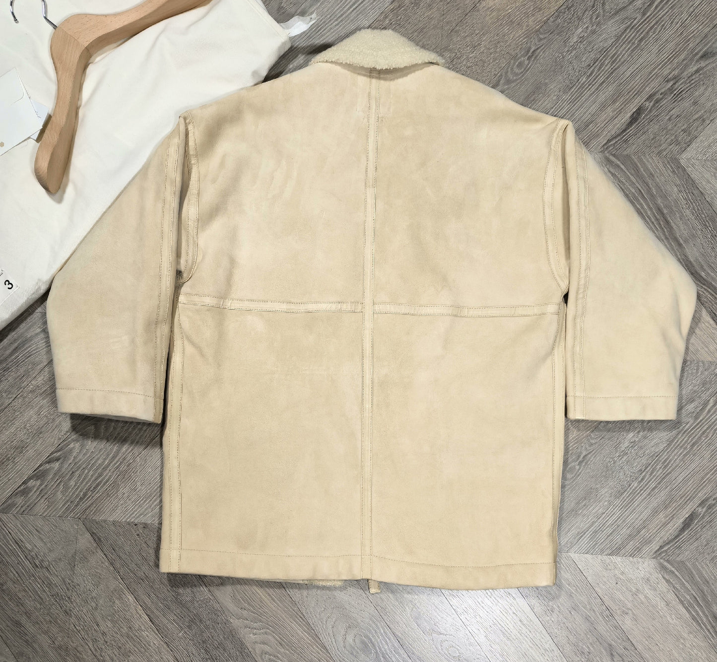 visvim sanjuro gi outerwear in ivory