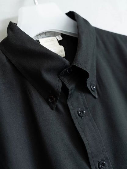 Yohji Yamamoto Black Short Sleeve Shirt
