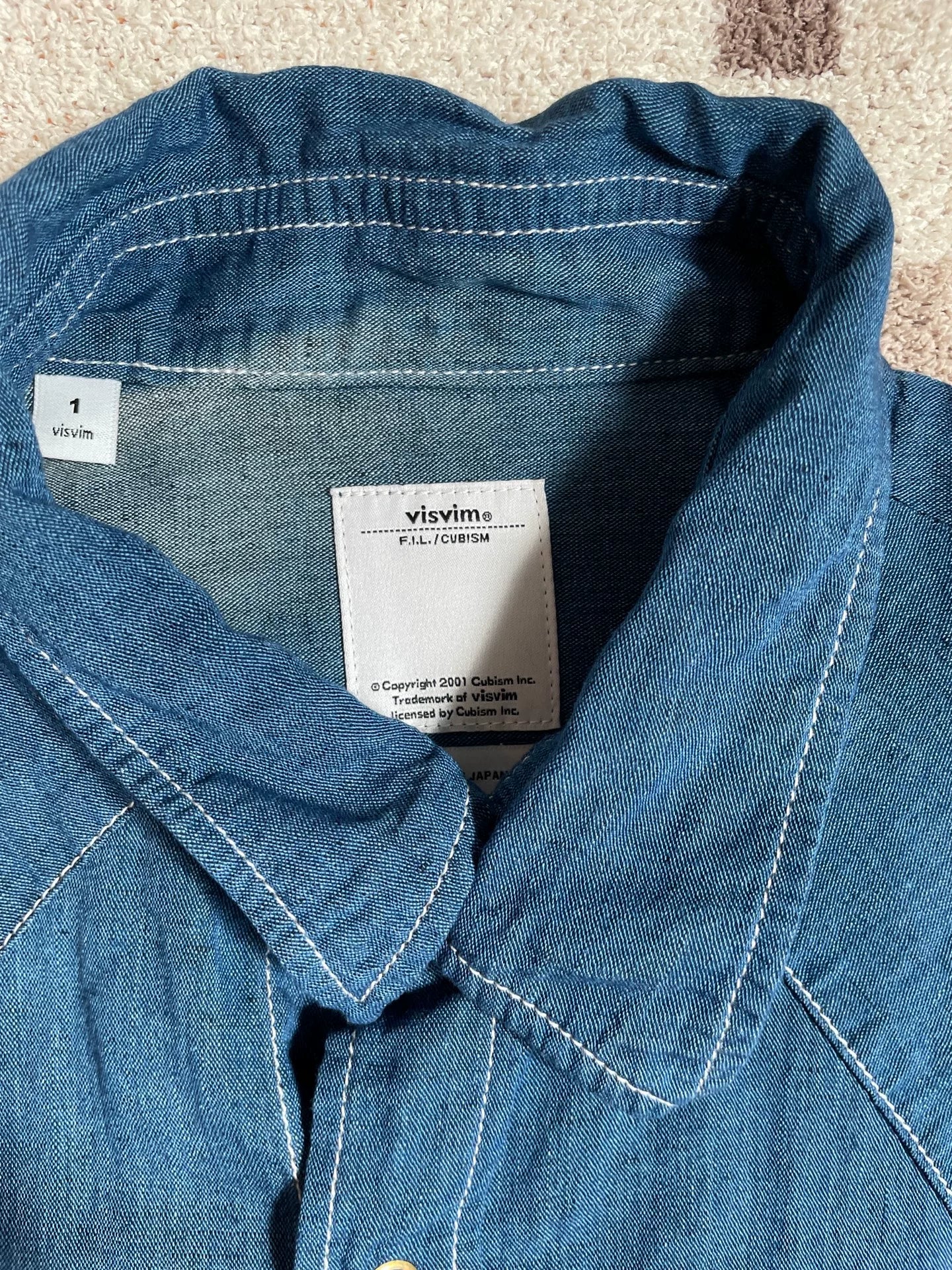 visvim Water Drop Denim Shirt