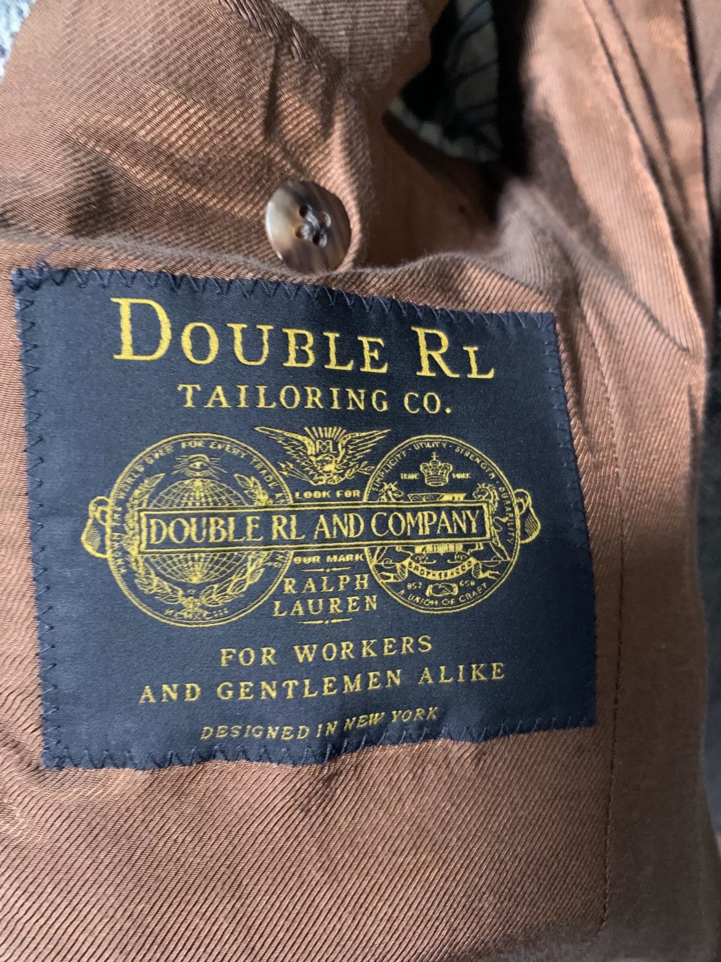 double rl cashmere blend thick blazer