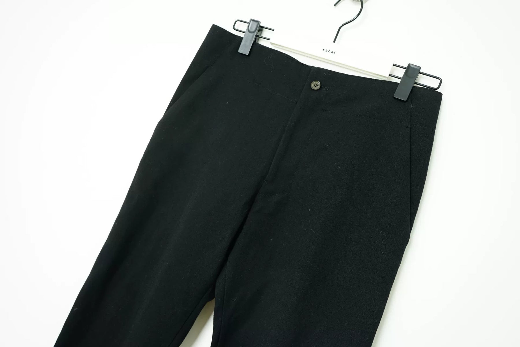 Yohji Yamamoto Wool Cropped Pants