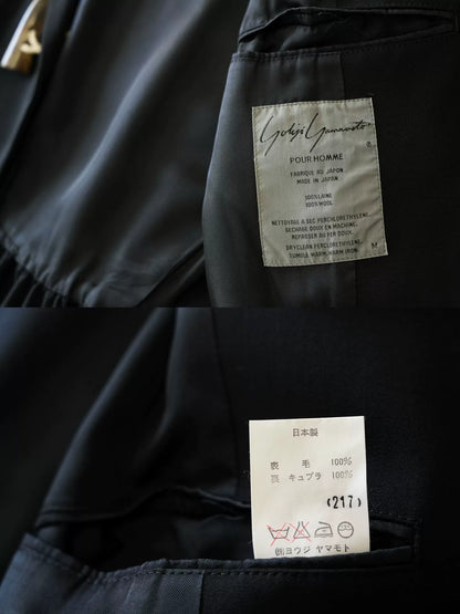 Yohji Yamamoto Black Jacket with Unique Details
