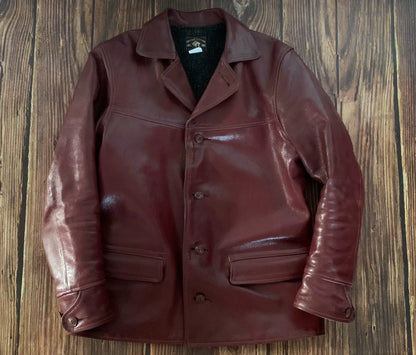 freewheelers burgundy leather jacket