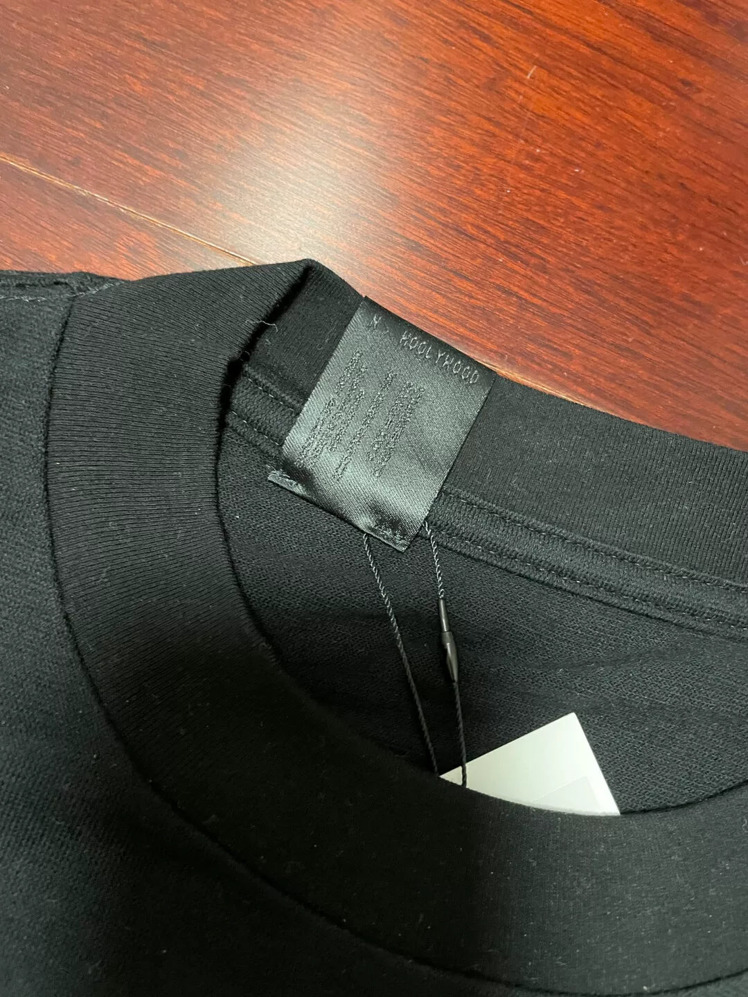 n.hoolywood black short sleeve shirt