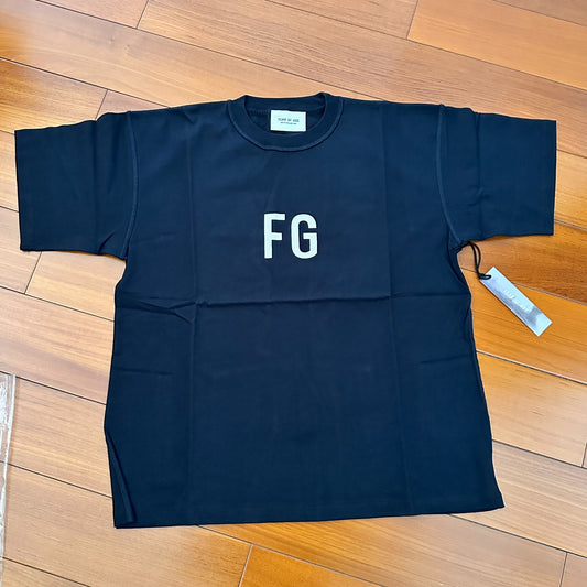Fear of God Black Basic Short Sleeve T-Shirt