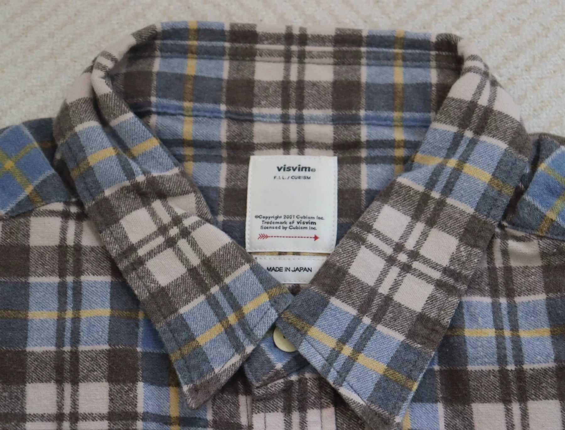 Visvim 24ss Pioneer Khadi Check Shirt
