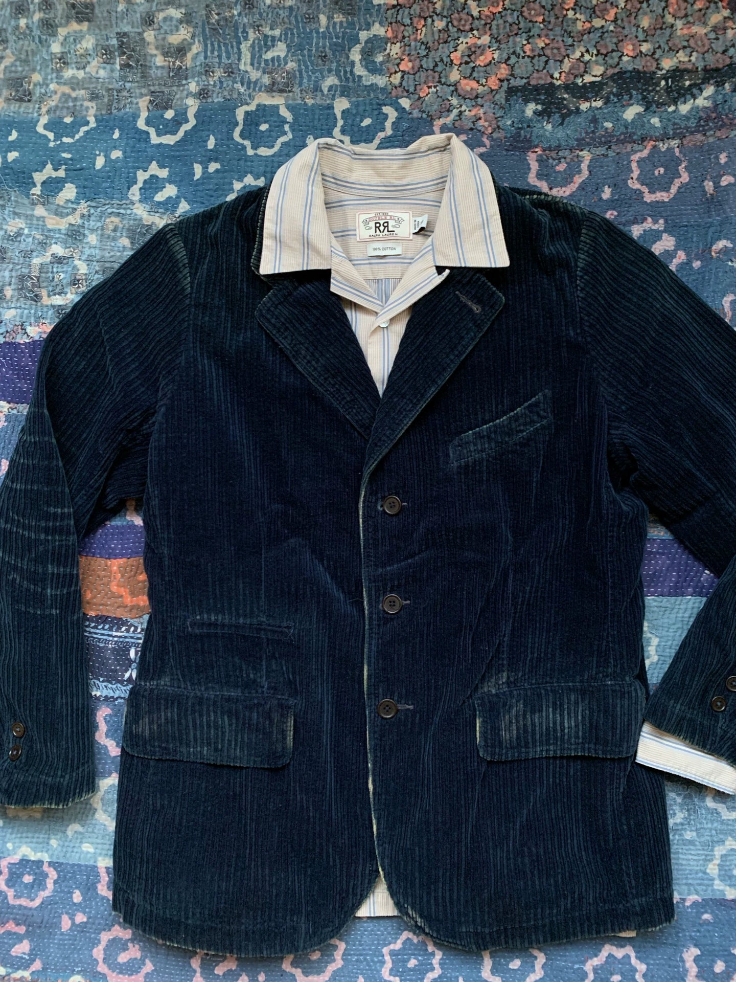 RRL Striped Cotton Shirt