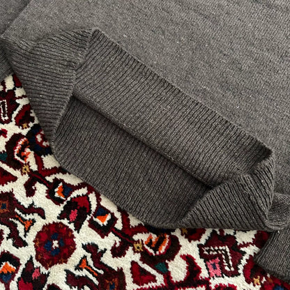 visvim college mud dyed wool sweater