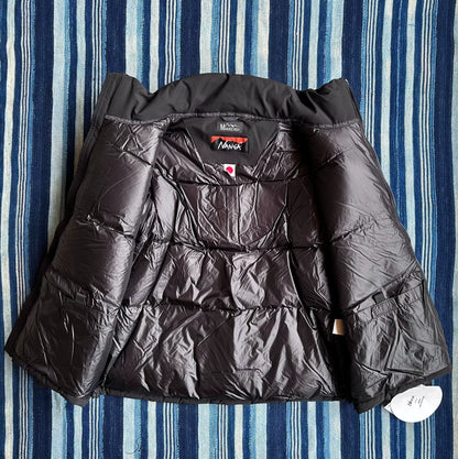 nanga x manastash down jacket with removable vest