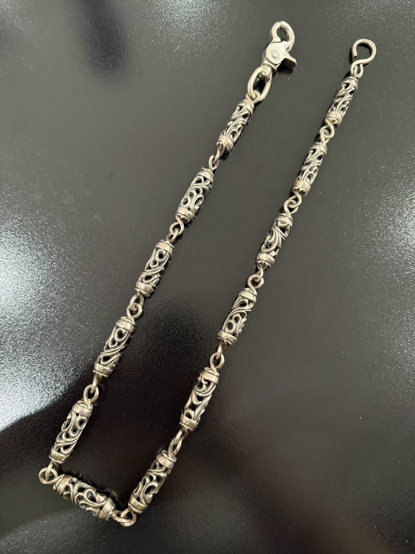 Chrome Hearts Vine Carving Lobster Clasp Pant Chain