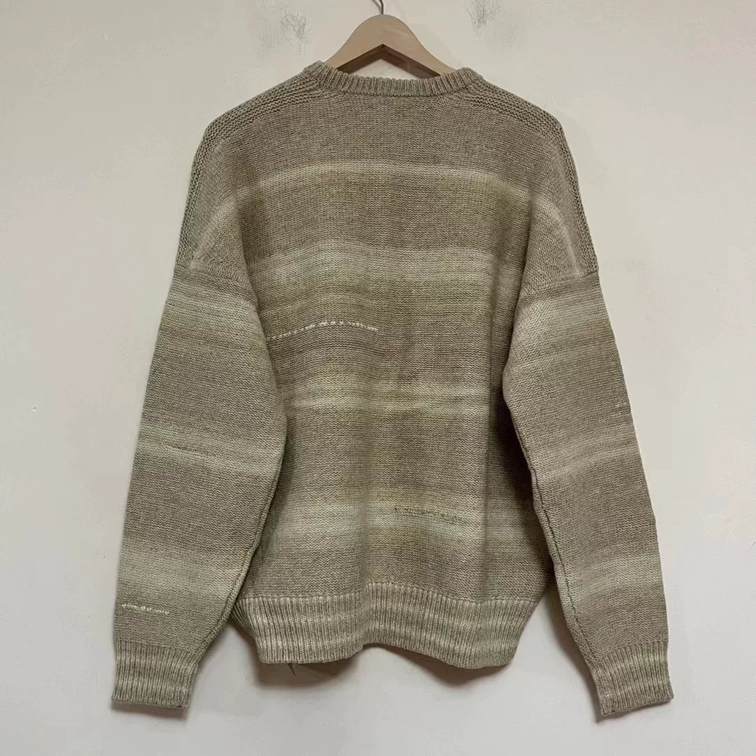visvim amplus knit gradient beige