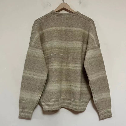 visvim amplus knit gradient beige