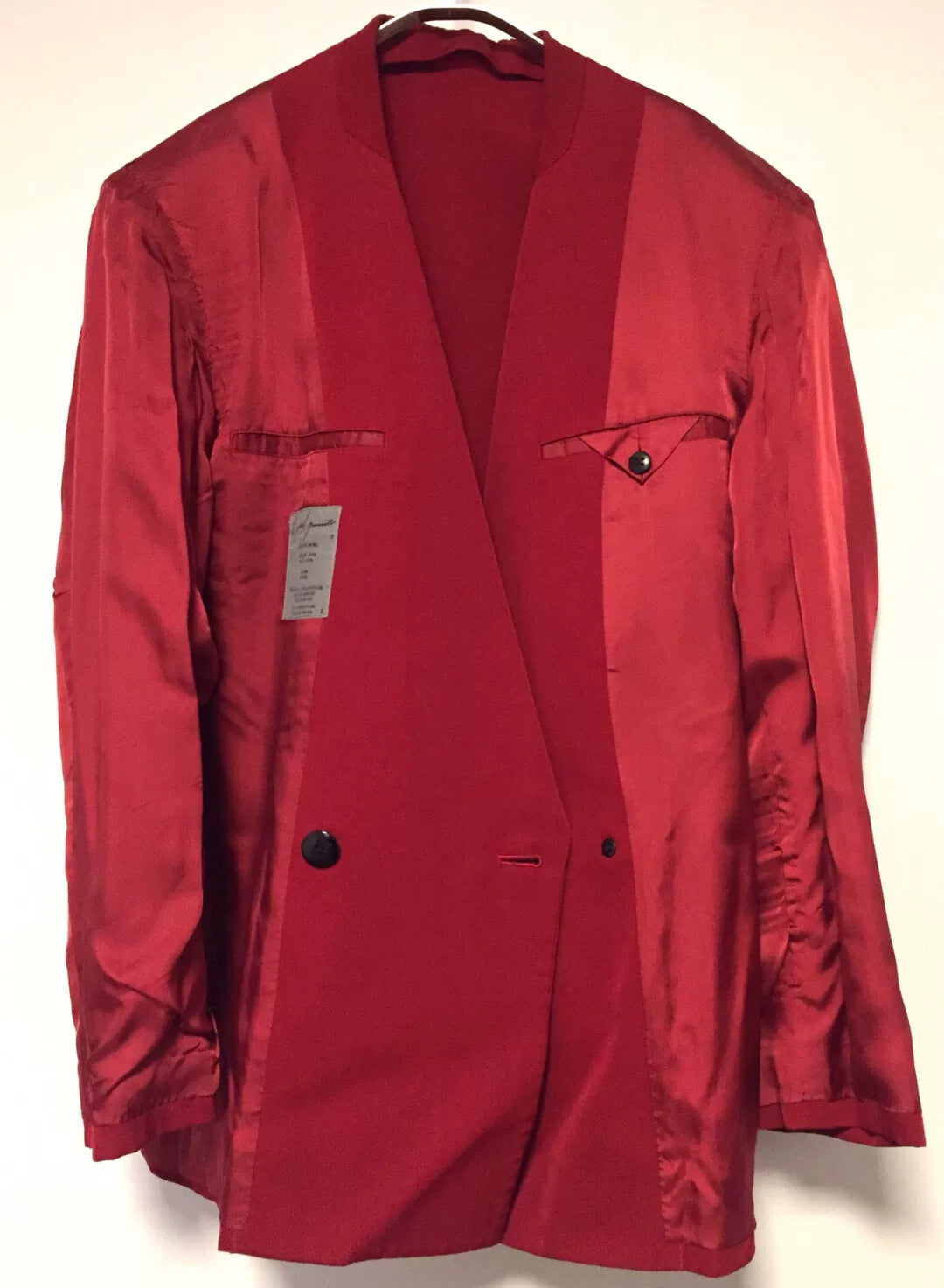 Yohji Yamamoto Archive Red Wool Blazer